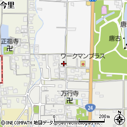 奈良県磯城郡田原本町鍵390周辺の地図