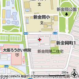 リパーク堺市新金岡町１丁駐車場周辺の地図