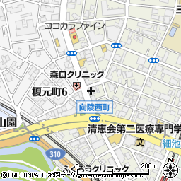 レジデンス今井２号館周辺の地図