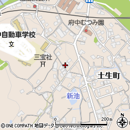 広島県府中市土生町1496周辺の地図