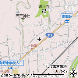 広島県福山市神辺町上御領563周辺の地図