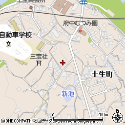 広島県府中市土生町1497周辺の地図