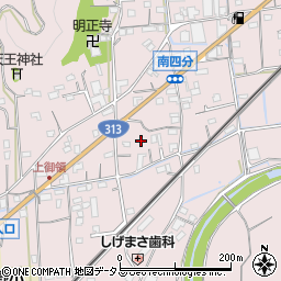 広島県福山市神辺町上御領521周辺の地図