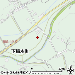 岡山県井原市下稲木町662周辺の地図