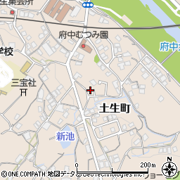 広島県府中市土生町1505周辺の地図