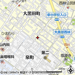 三重県松阪市大黒田町周辺の地図