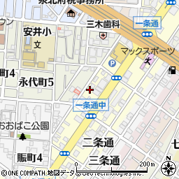 大阪府堺市堺区一条通11-10周辺の地図