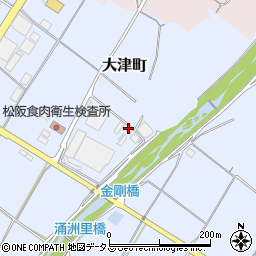 三重県松阪市大津町976周辺の地図