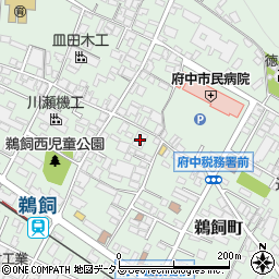広島県府中市鵜飼町496周辺の地図
