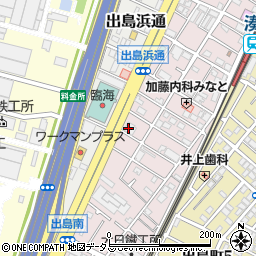 阿波銀行堺支店周辺の地図