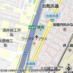 臨海ホテル　第２駐車場周辺の地図