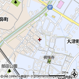 三重県松阪市大津町452周辺の地図