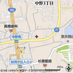 ＪＡ福山市加茂周辺の地図