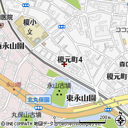 大阪府堺市堺区榎元町4丁周辺の地図