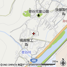広島県府中市目崎町72周辺の地図