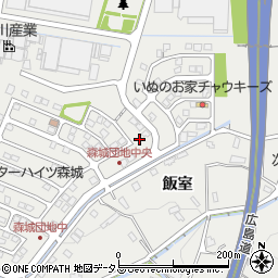 広島県広島市安佐北区安佐町飯室6871周辺の地図