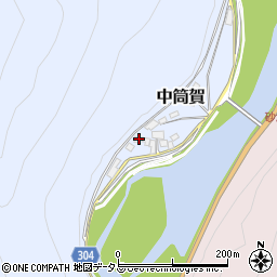 広島県山県郡安芸太田町中筒賀1225周辺の地図