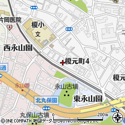 大阪府堺市堺区榎元町4丁3周辺の地図