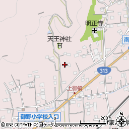 広島県福山市神辺町上御領597周辺の地図