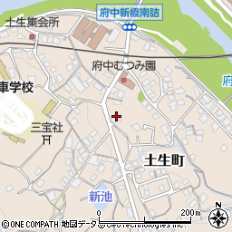 広島県府中市土生町1517周辺の地図