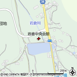 岩倉中央会館周辺の地図