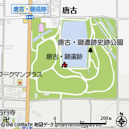唐古・鍵遺跡周辺の地図