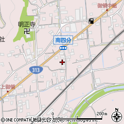 広島県福山市神辺町上御領495周辺の地図