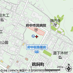 府中市民病院周辺の地図