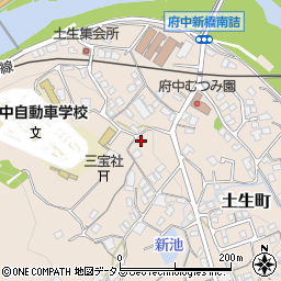 広島県府中市土生町1490周辺の地図