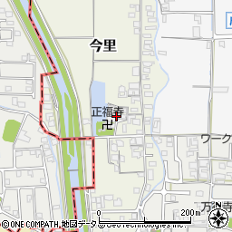 奈良県磯城郡田原本町今里周辺の地図