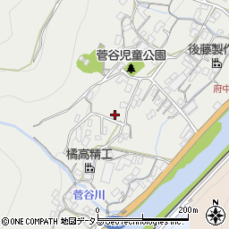 広島県府中市目崎町93周辺の地図