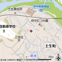 広島県府中市土生町1492周辺の地図