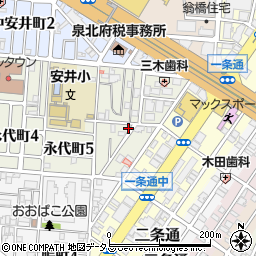 ブルーム堺東周辺の地図