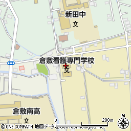 倉敷看護専門学校周辺の地図