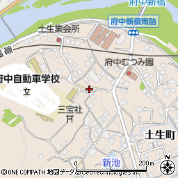広島県府中市土生町1609周辺の地図