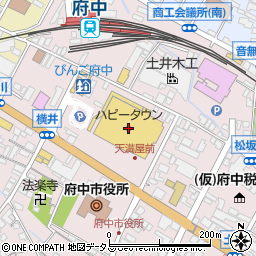 中国銀行府中天満屋 ＡＴＭ周辺の地図