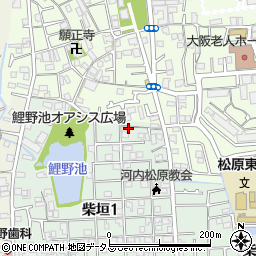 柴垣テラスハウス１－１９－１周辺の地図