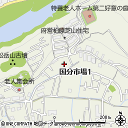 〒582-0022 大阪府柏原市国分市場の地図