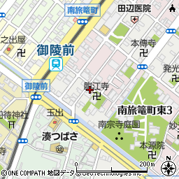 堺南旅籠町郵便局周辺の地図