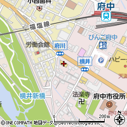 広島県府中市府川町257周辺の地図