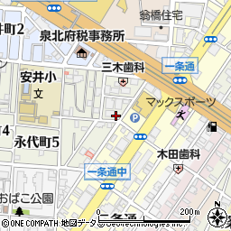 サンシャイン堺東周辺の地図