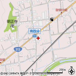 広島県福山市神辺町上御領460周辺の地図