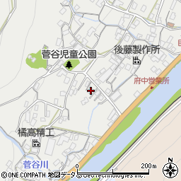 広島県府中市目崎町107周辺の地図