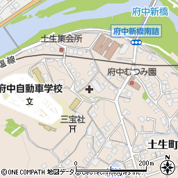 広島県府中市土生町1608周辺の地図