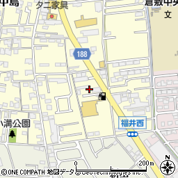岡山県倉敷市中島2636周辺の地図
