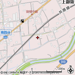 広島県福山市神辺町上御領859周辺の地図
