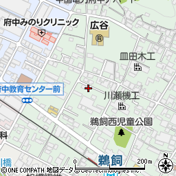 広島県府中市鵜飼町24周辺の地図