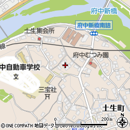 広島県府中市土生町1607周辺の地図