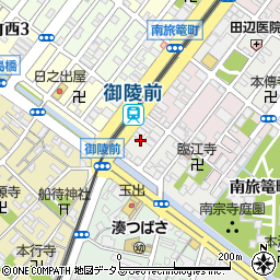 〒590-0966 大阪府堺市堺区南半町東の地図