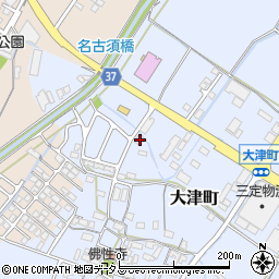 三重県松阪市大津町496-3周辺の地図